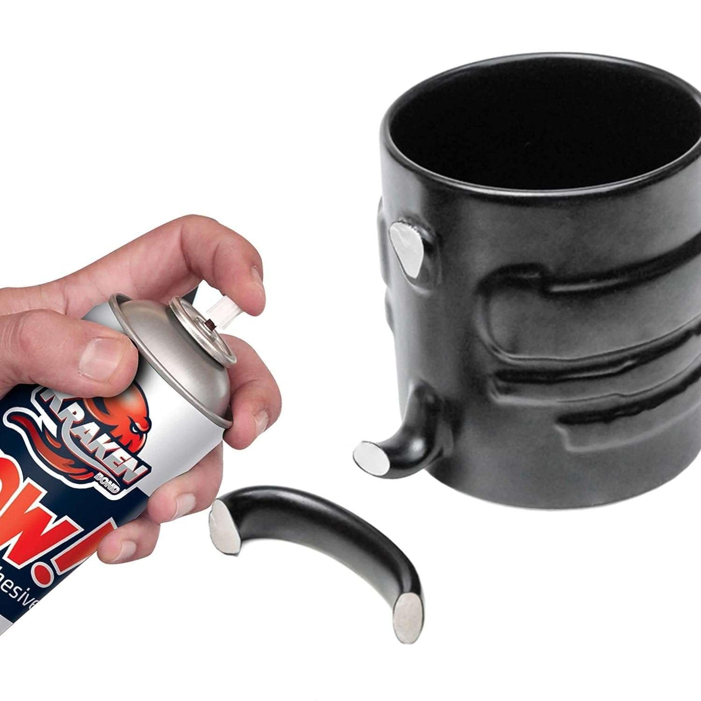 KRAKEN BOND Wow! Spray Adhesive Activator(3X16.9 Oz.) - Cyanoacrylate Super Glue Accelerator Spray for Plastic, Metal, Wood & PVC, CA Glue Activator | 3 Pack