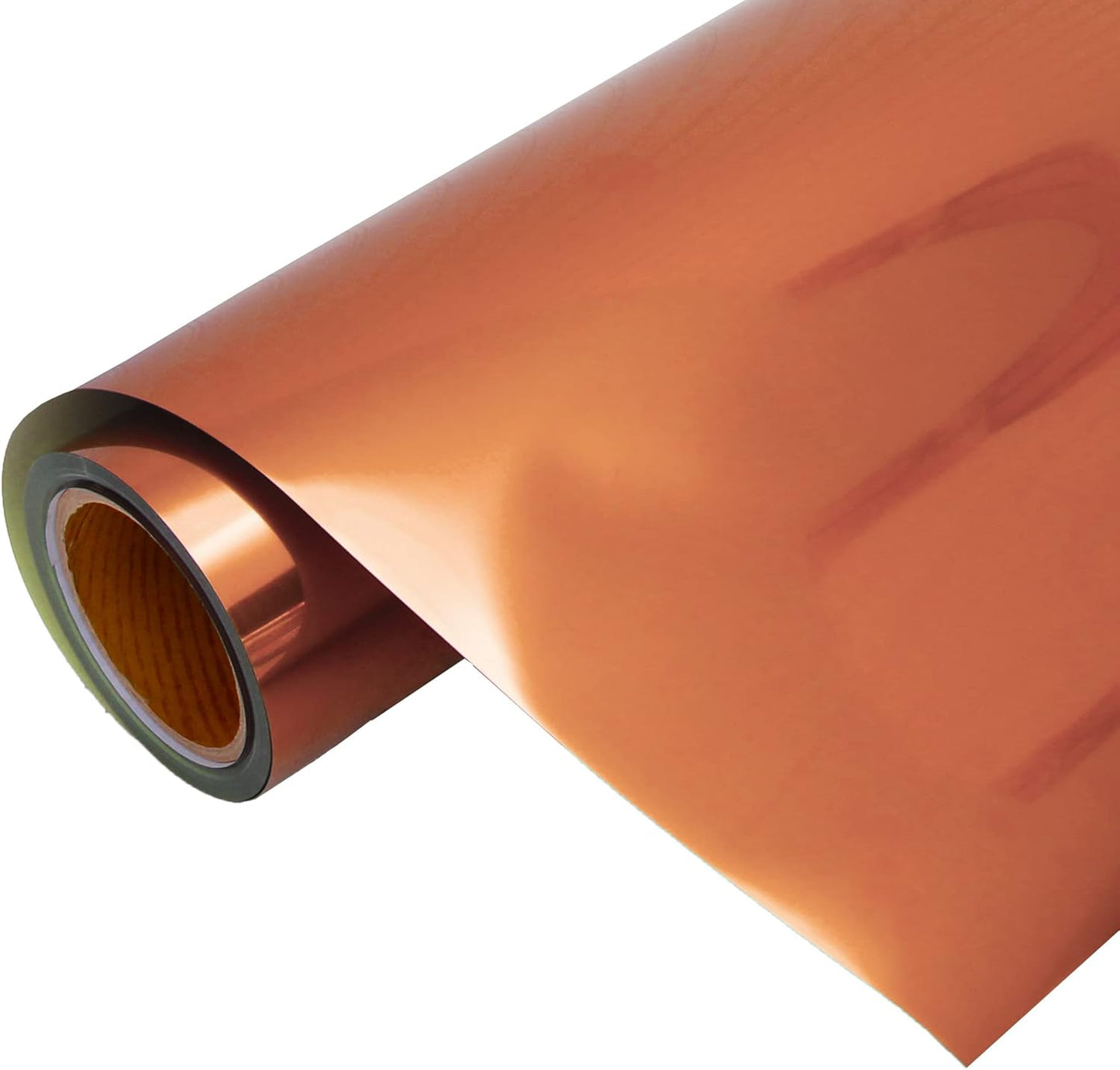 Threadart Metallic Orange Heat Transfer Vinyl Film | Custom Cut Roll 20" Wide by The Yard | Compatible with Venture Explore and Maker, Silhouette Cameo, & Large Format Cutters