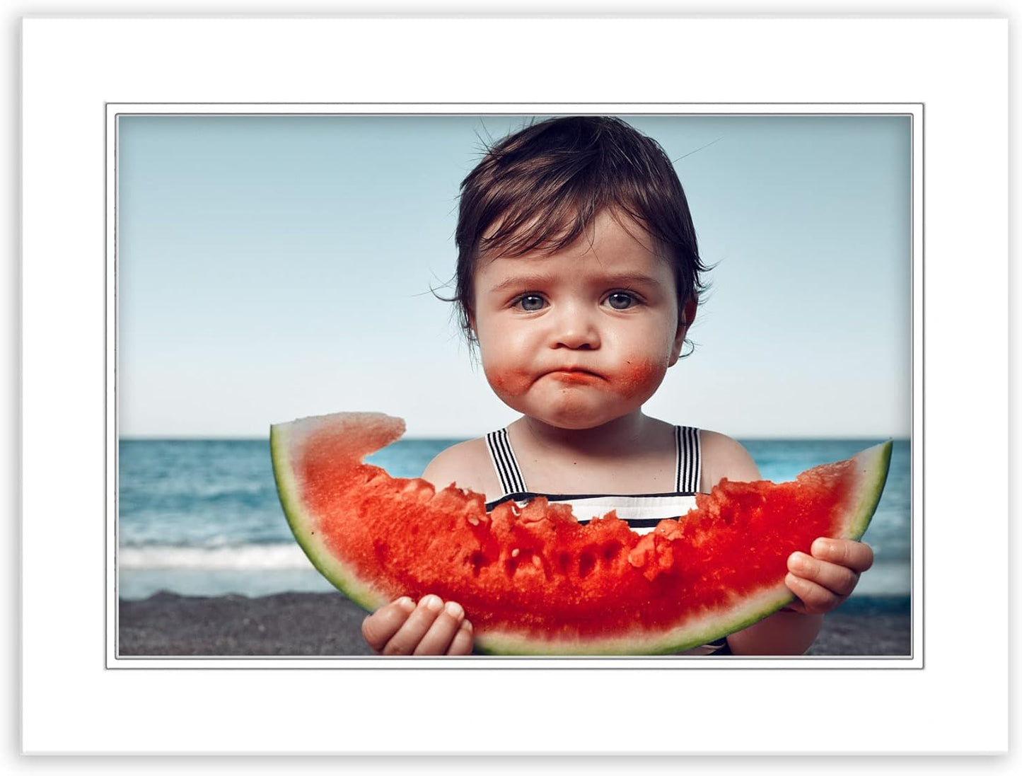 13x19 Mat for 11x14 Photo - Precut White on White Double Mat Picture Matboard for Frames Measuring 13 x 19 Inches - Bevel Cut Matte to Display Art Measuring 11 x 14 Inches - Acid Free ONE MAT