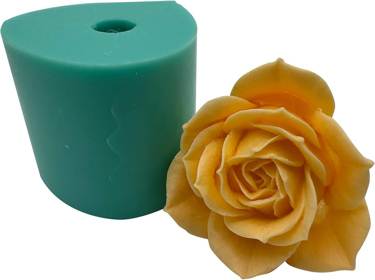 Heart Rose Crystal Epoxy Mold Wedding Gift Molds Decorated Cake Decoration Chocolate Silicone Mold, Aroma Plaster Stone Polyer Clay Ceramic Flower Mould, Handcrafted Candle Wax Silicone Moulds