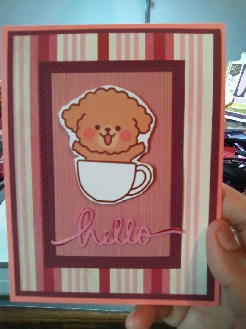 Lapoo Flowers Metal Cutting Die for Scrapbooking - Durable, Cut Stencils for DIY Scrapbook Photo Album Decorative Paper Card, Card Making Supplies (Multiple Dotted Rectangle Boxes 5.5 x 3.9 in)