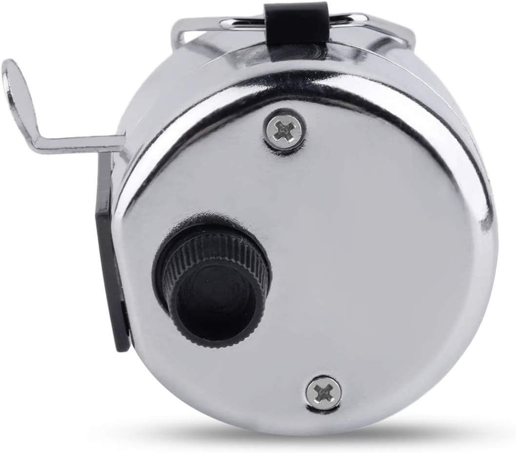 12 Pcs Hand Tally Counter 4-Digit Lap Counter Clicker, Manual Mechanical Handheld Pitch Click Counter with Finger Ring for School Golf & Knitting Row Croche