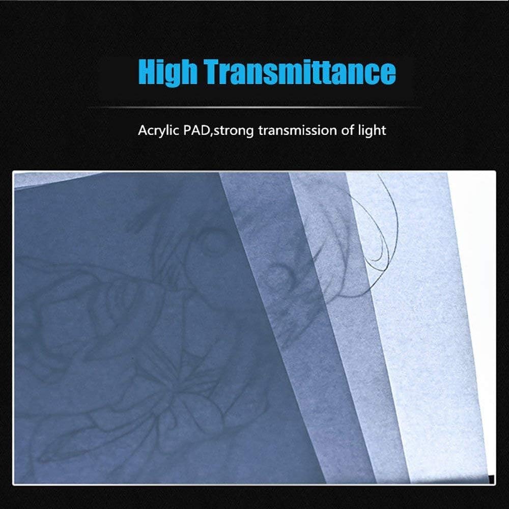 Ultra-Thin Portable A4 LED Light Box Tracer w/USB Cable Dimmable Brightness LED Artcraft Tracing Light Box Light Pad for Artists Drawing Sketching Animation Stencilling X-ray Viewing