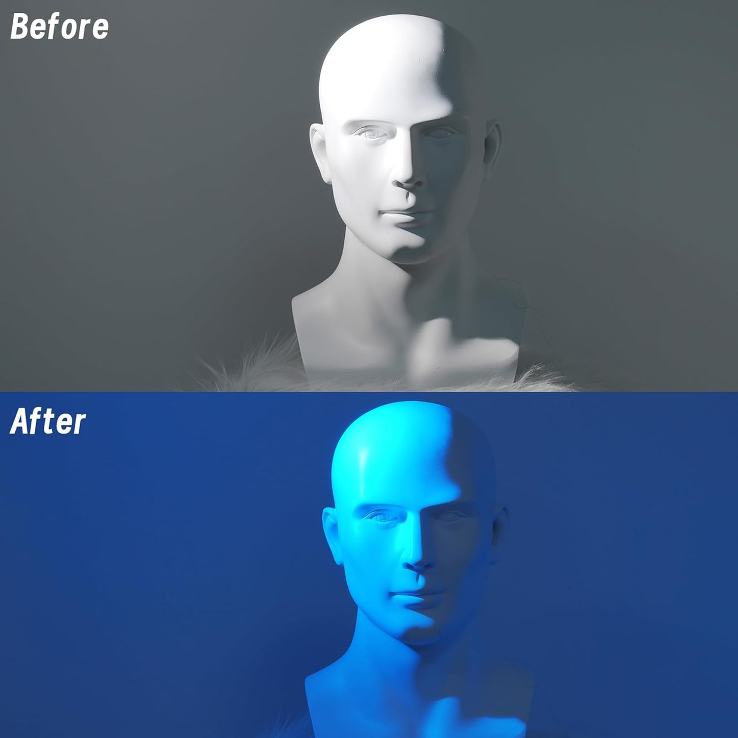 Lystaii 9pcs Lighting Gel Filter 11.8 x 11.8 Inches Gel Light Filter Color Correction Colored Overlays Transparent Color Filters Film Plastic Sheets for Film, Video, Photo, Stage Studio (Dark Blue)