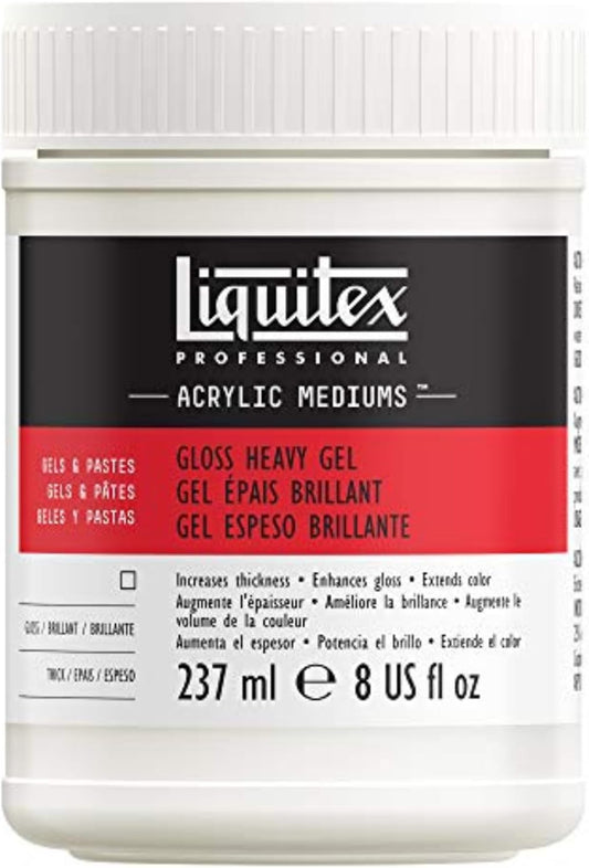 Liquitex Professional Gloss Heavy Gel Medium, 237ml (8-oz)