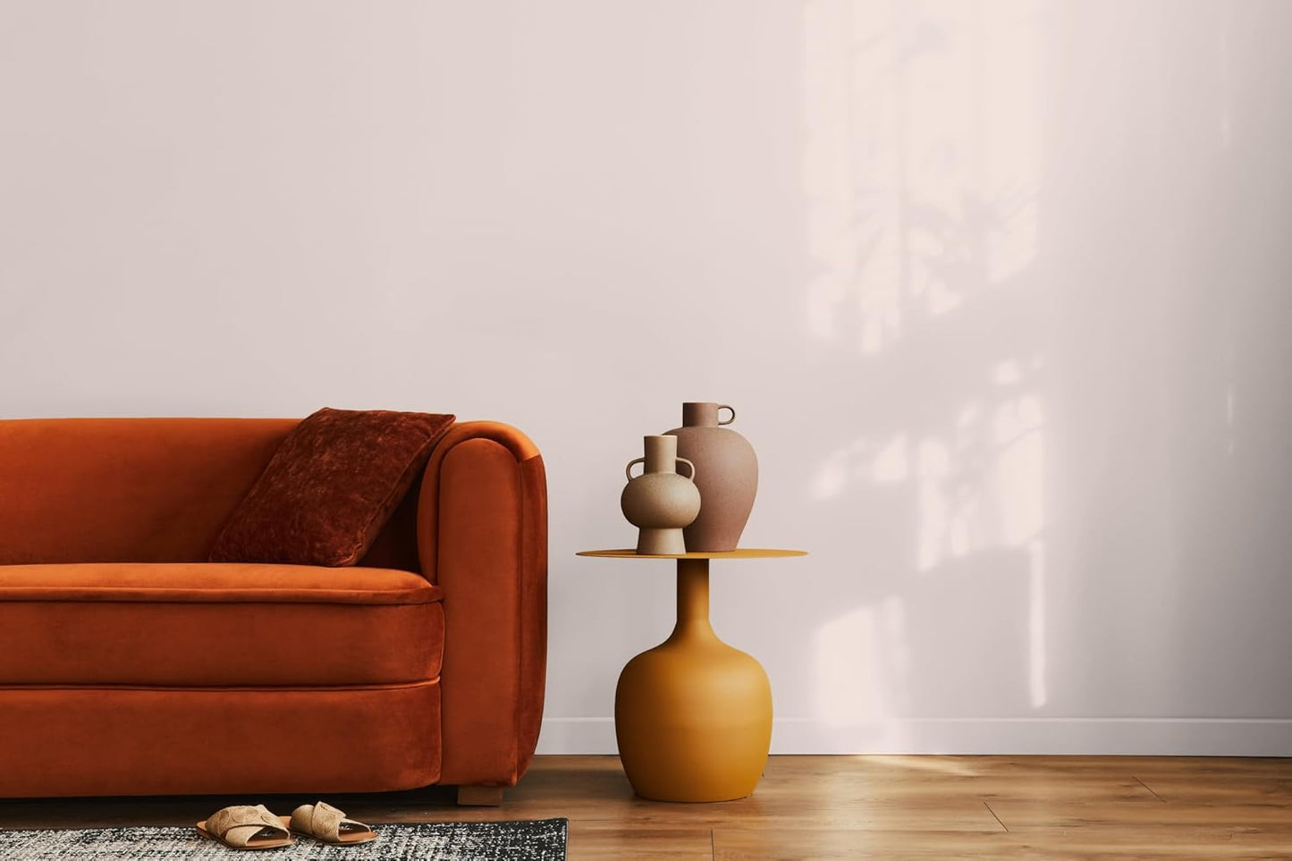 EVOLVE Paint & Primer: Environment-friendly, Low Sheen with One-coat Coverage for Interior & Exterior surfaces (Pale Pink, 5-Gallon)