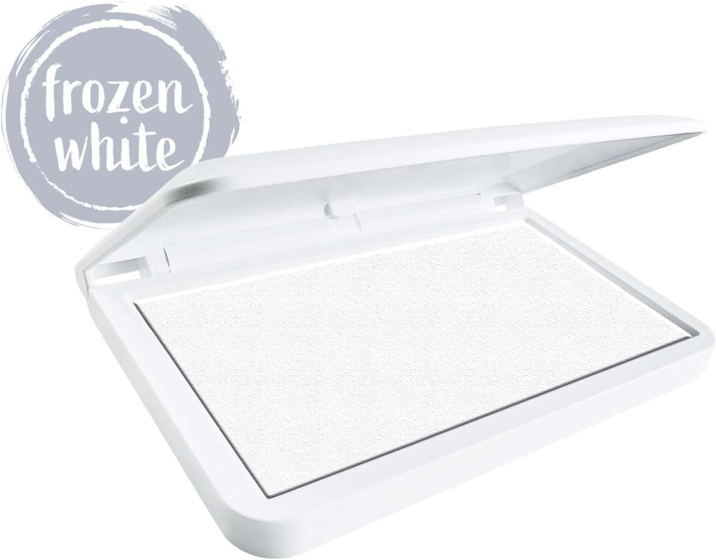COLOP Make Series, Ink Stamp Pads, with Non-Toxic Premium Ink, Water-Based Acid-Free (Frozen White, Make 1-1-15/16" x 3-1/2")