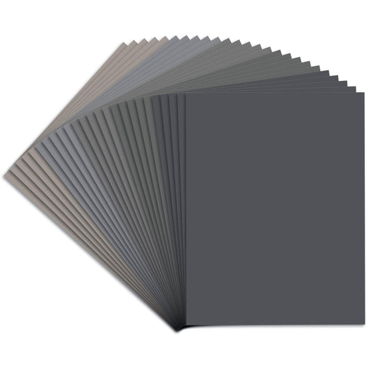 25PCS Sandpaper, Wet Dry Sandpaper, High Grit 1000 2000 3000 5000 7000 Sandpaper Sheets Assortment for Wood Metal Polishing Automotive Sanding, 9 x 11 inches