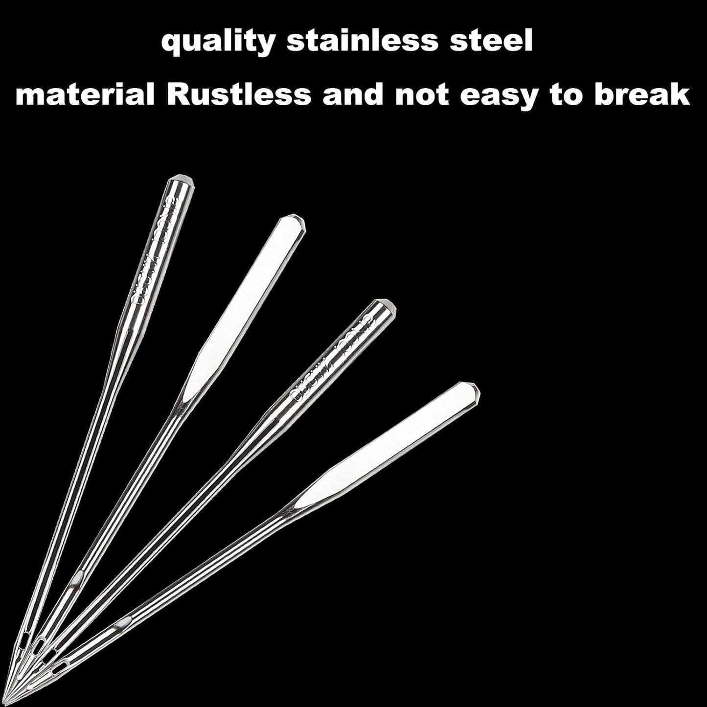 50 Pcs Sewing Machine Needles for Brother, Size 100/16 130/705H HAx1 Embroidery Machine Needles for Brother Sewing Machine (5 Pack of 10 Needles)