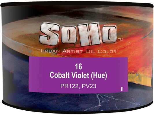 Soho Urban Artist Oil Paint - Cobalt Violet Hue, 430 ml Can - Best Valued Oil Colors for Painting, Excellent Pigment Load