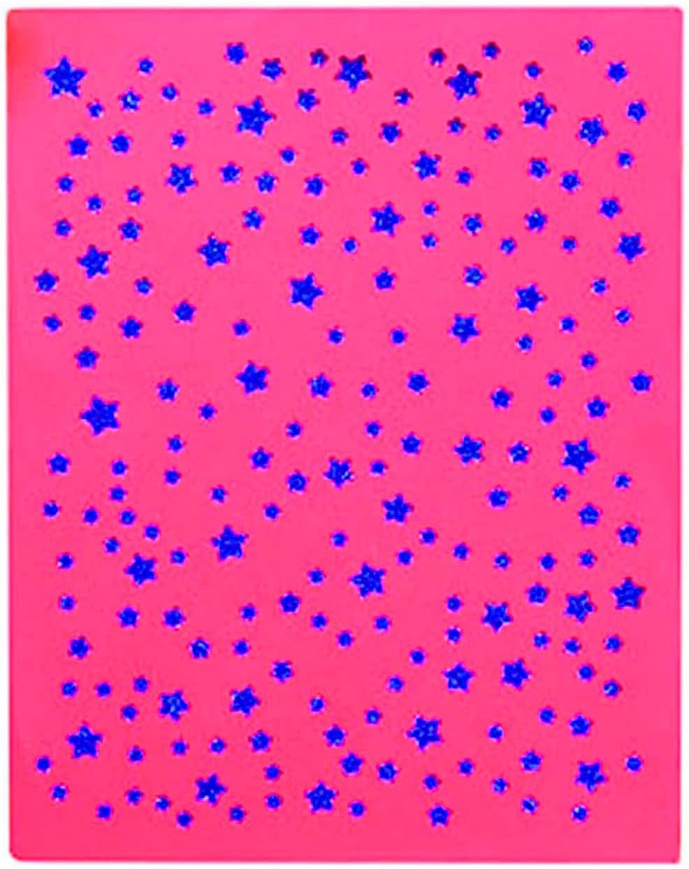 Starry Night Background Metal Cutting Dies,Stars Embossed Etching Stencil,for DIY Scrapbooking Card Making Party Decorations Kids' Craft Projects Journal Embellishments Stamp Craft Photo Album ban