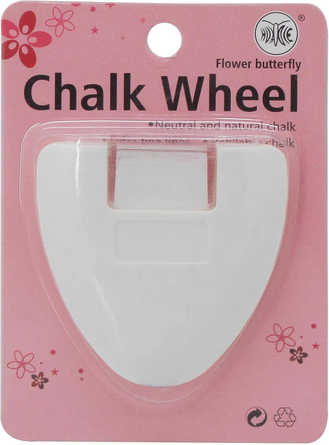 YEQIN Chalk Wheel Fabric Marker Tailor's Chalk DIY Sewing Parts (White)