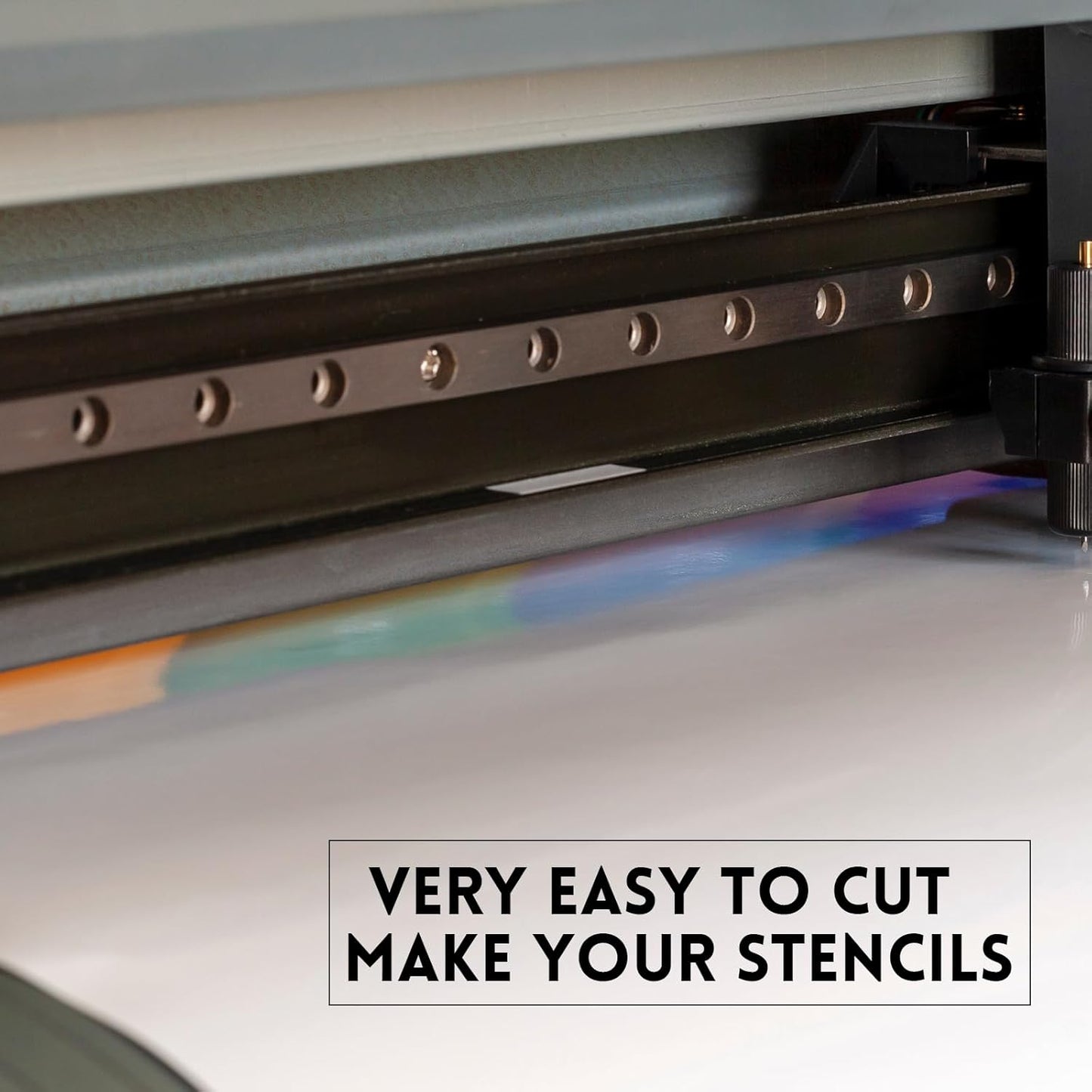 Frienda 12 Inches x 80 ft 6 Mil Rolls Blank Stencil Sheets Acetate Sheets Clear Template Material Reusable Acetate Rolls for Crafts Stencil Paper Vinyl for Cutting Machines(Translucent)