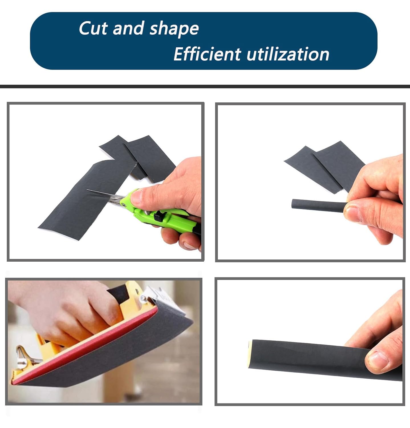 60 Pcs 9x3.6 Inch 8 Grit Mixed Packing Wet and Dry Sandpaper Sheets, Woodworking Furniture/Automobiles/Metal/Lacquer Polishing Sanding Sheets，80/150/320/600/1000/1500 Grit