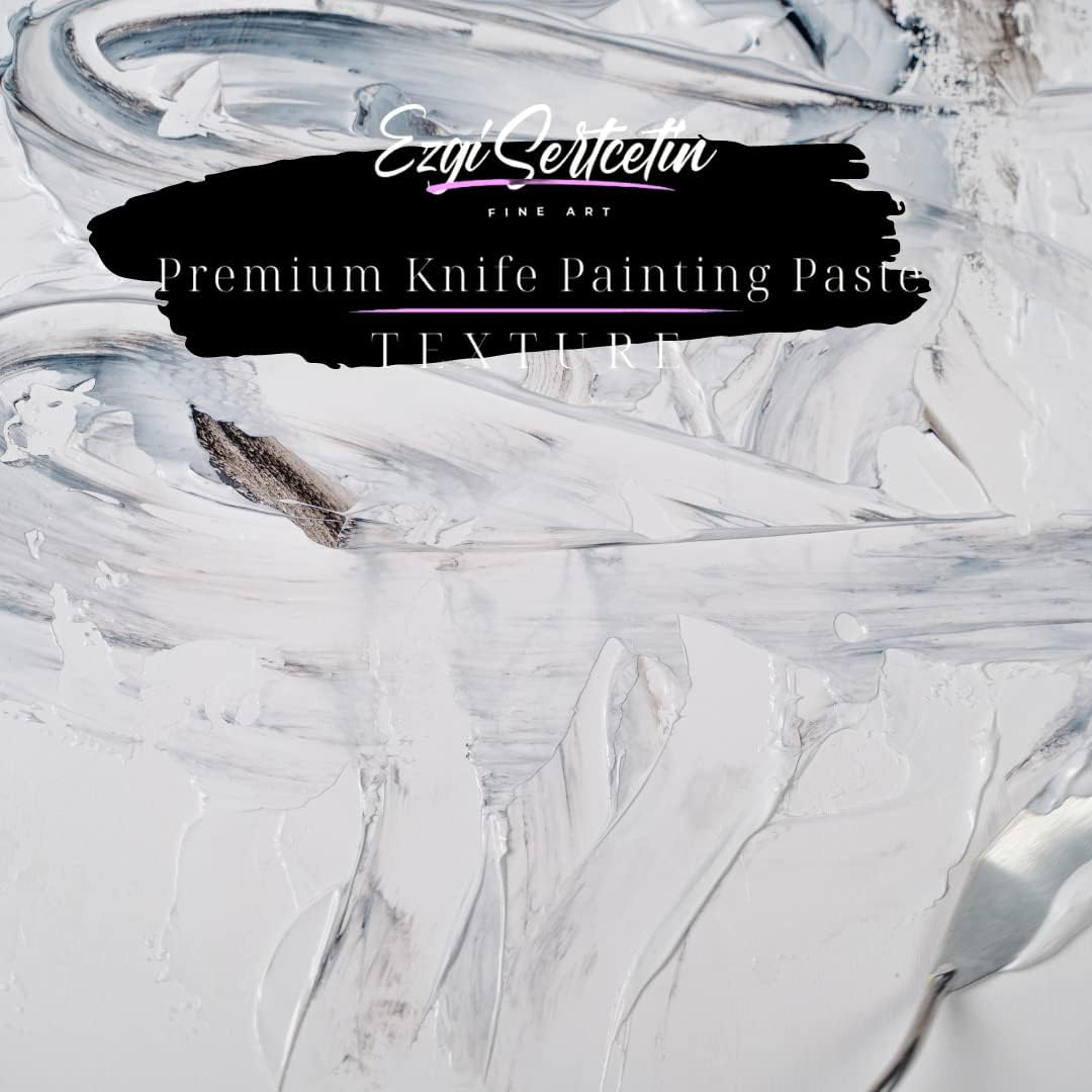 Premium Palette Knife Painting Paste|Modeling Paste|Texture Paste|Authentic Bright Colors|Ready to Use|Easy to Apply| 6oz (Brownie)