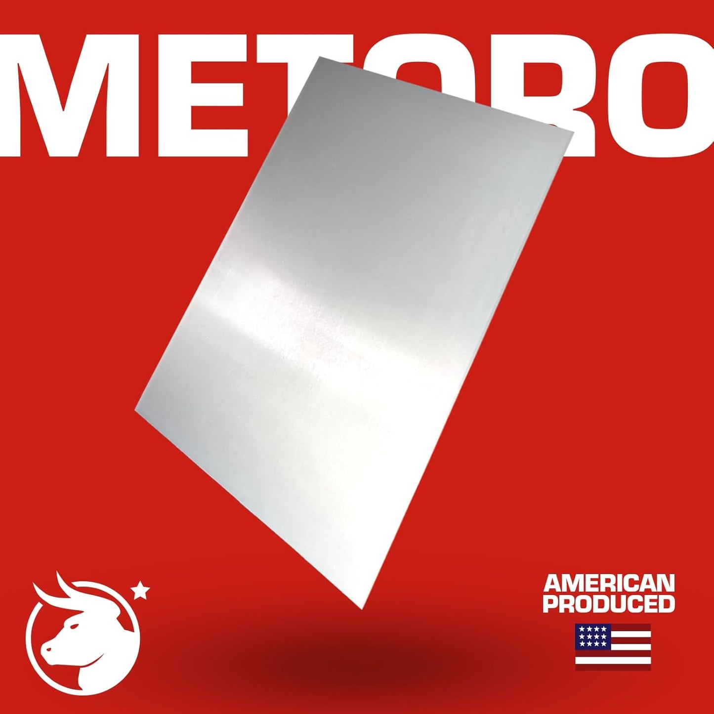 Metoro .250 x 12 x 6 Aluminum Sheet Plate - Grade 5052 | Durable & Versatile Metal for DIY, Industrial Use, Signage, Prototyping | Corrosion-Resistant, Weldable, and Strong (1, 1/4" x 12" x 6")