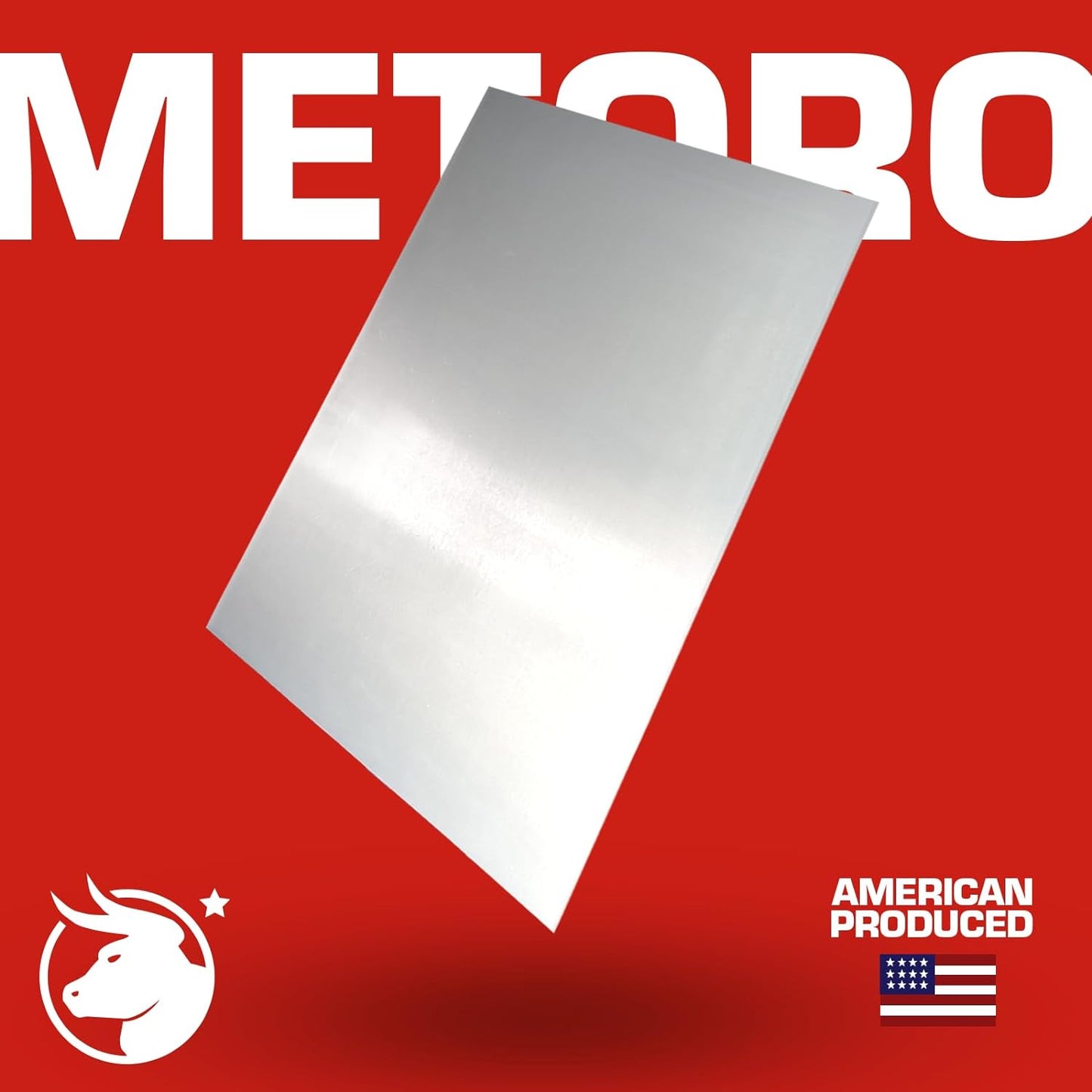 Metoro .250 x 18 x 12 Aluminum Sheet Plate - Grade 5052 | Durable & Versatile Metal for DIY, Industrial Use, Signage, Prototyping | Corrosion-Resistant, Weldable, and Strong (1, 1/4" x18" x 12")