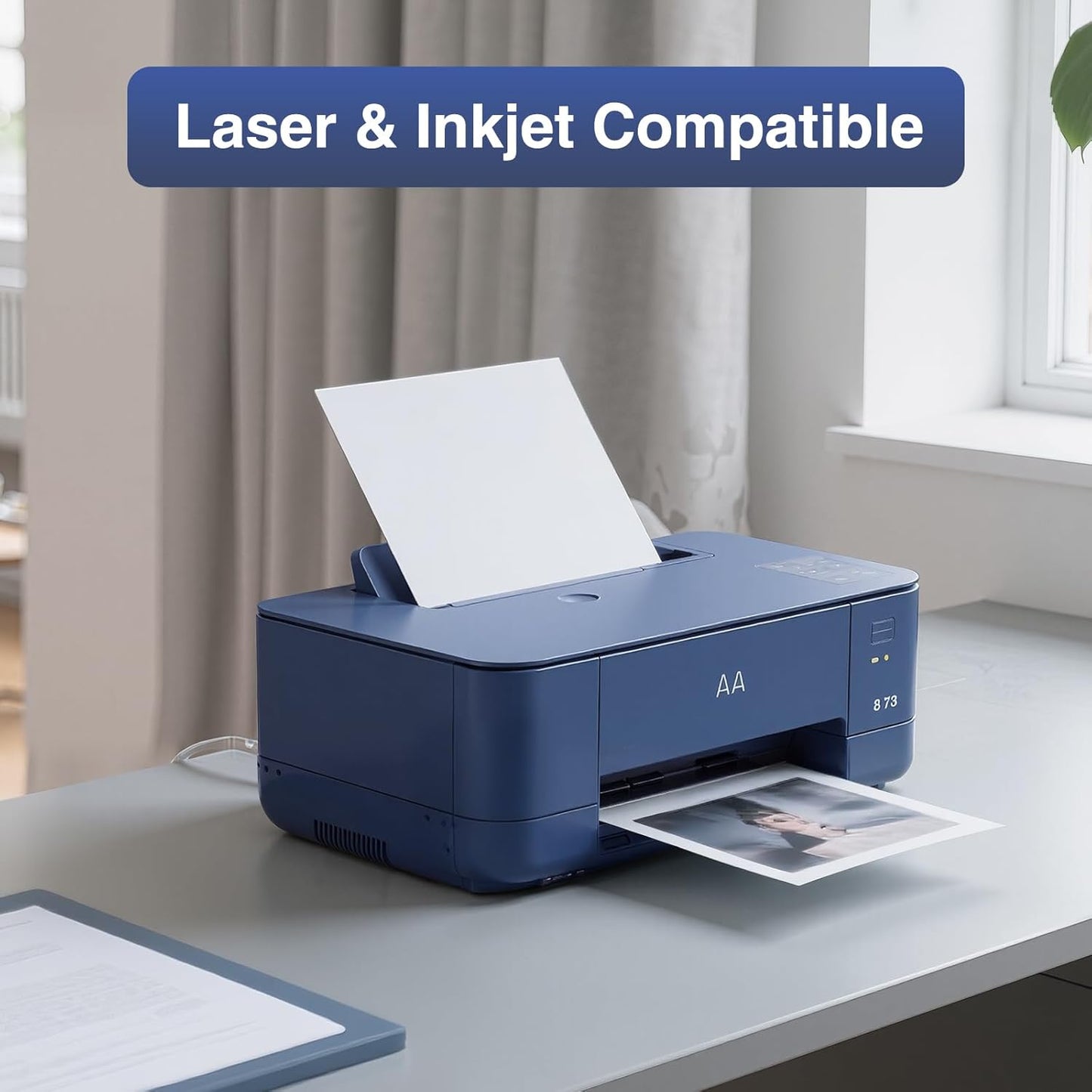 Cardstock 8.5 x 11 Inch 80 Sheets 190 gsm Heavyweight Card Stock Paper White Cardstock Printer Paper Perfect for Wedding Invitations, DIY Cards, Postcards, Photos, Art and Crafts