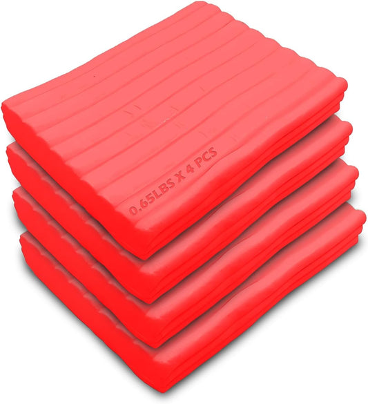 ReArt Non-Drying Oil-Based Plasticine Modeling Clay 2.6 Pounds, Non Hardening Reusable Non Toxic No Bake Professional Oil Base Sculpting Clay (Terracotta)