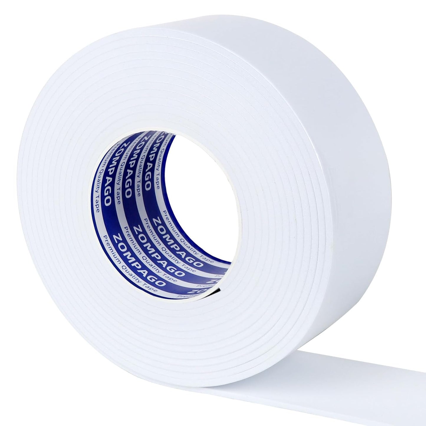 EVA Self - Adhesive Foam Tape |16.4ft Length, 2.4in Widths,White,| Winter - Ready Waterproof, Dustproof, Soundproof Weather Stripping for Windows, Doors & More to Block Chilly Drafts