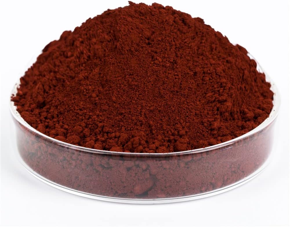 GOODTAKE Concrete Pigment, Wine Red Iron Oxide Powder, Concrete Cement Dye Color Pigment for Pastel, Tile, Paint, Mortar, Clay, Lime, Grout, Bath Bombs Coloring (Wine Red, 8 oz)