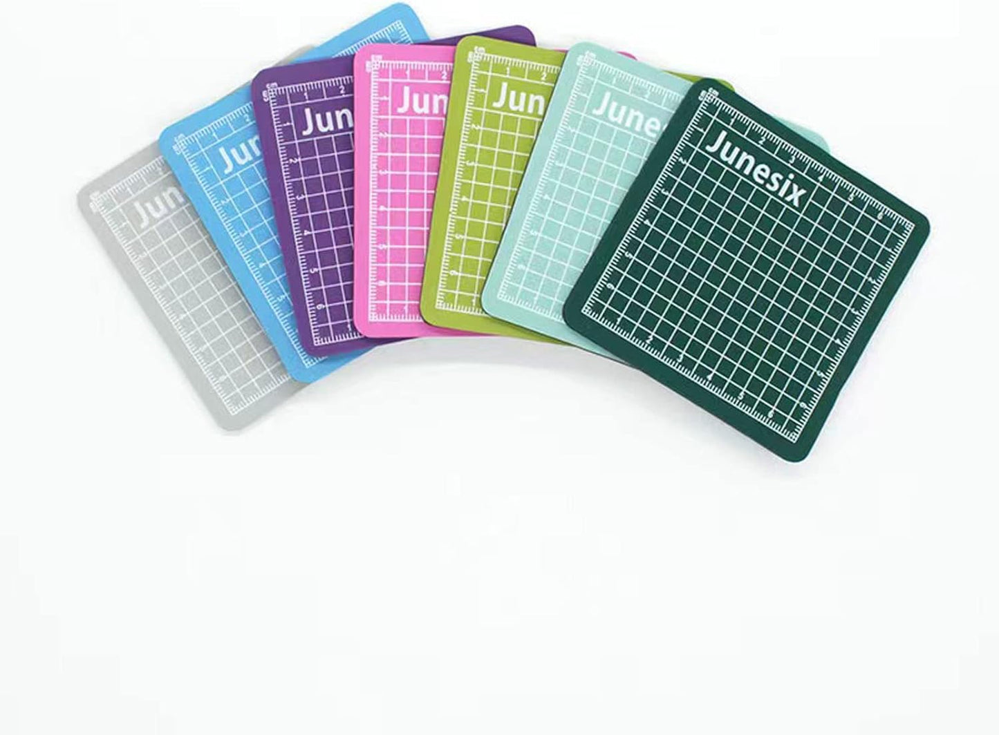 4PCS Mini Cutting Pad Self Healing Craft Mat Small Sewing Cutting Mat Non-Slip Mini Cut Board for Scrapbooking Quilting Sewing Accessories Green