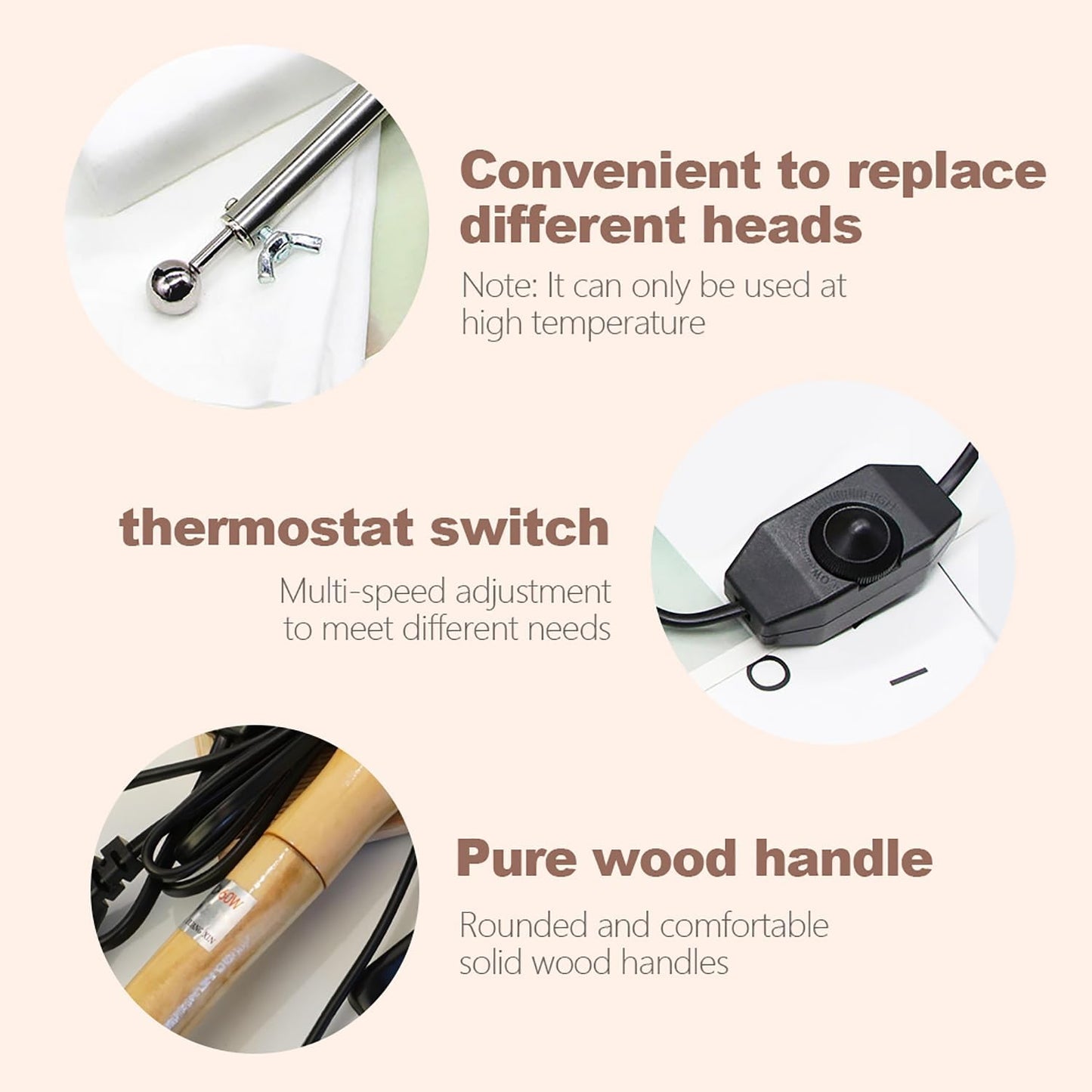 Flower Making Kit, Electric Fabric Flower Maker, Artificial Flower Ironing Machine with 18 Ironing Heads, Adjustable Temperature, Fake Flower Making Tools Kit