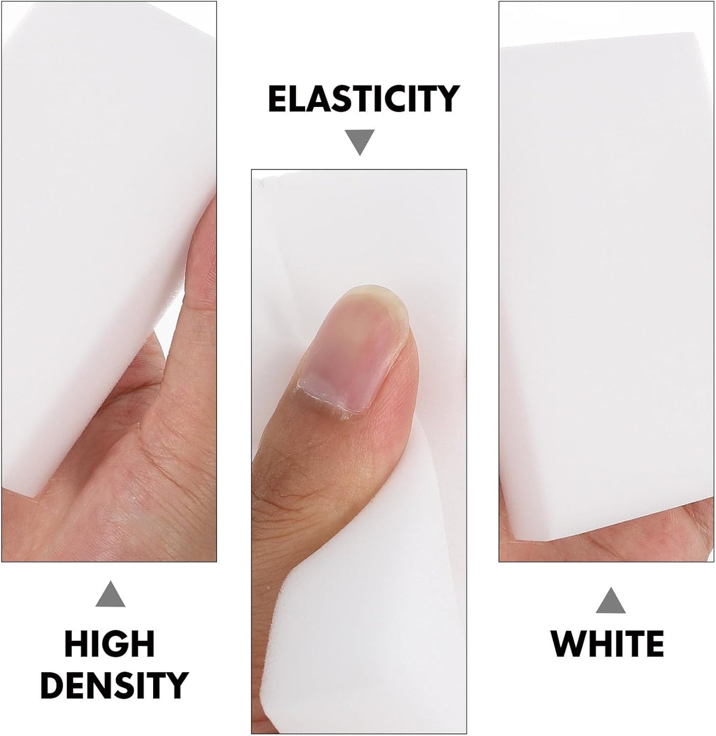 Tofficu 32 Pcs High Density Sponge Blocks for Needle Felting, DIY Crafts, Jewelry Making, and Heat Shrinkable Accessories, 3.93x2.36x3.14 Inch, White Paint Sponges