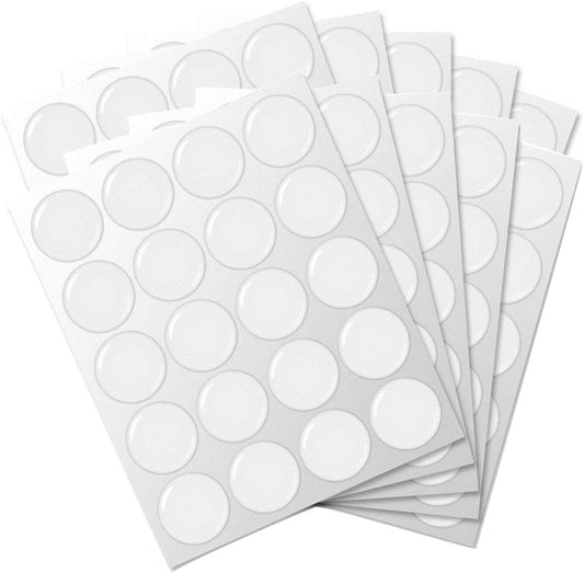 200-Piece Epoxy Resin Dome Stickers – Self-Adhesive Dots for DIY Crafts, Bottle Caps, Hair Bows, Scrapbooks, Jewelry & Pendants,1-Inch,Clear