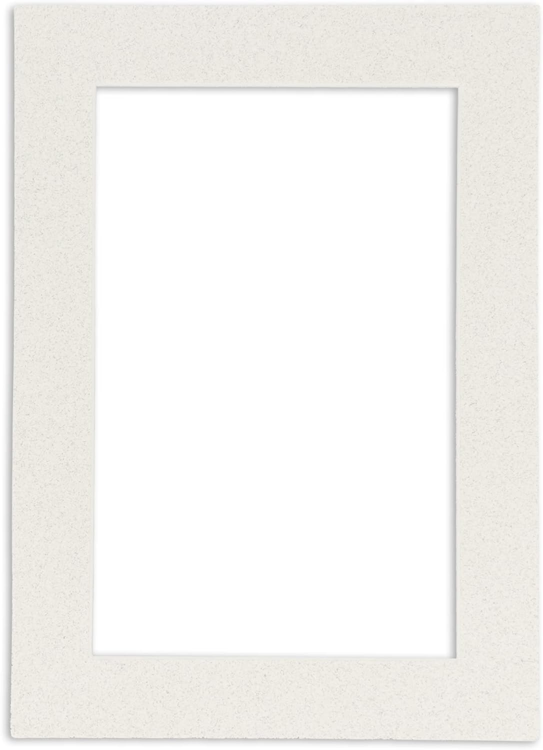 Pack of Ten Acid Free 11x14 Mats Bevel Cut for 8.5x11 Photos - Oyster Shell White Precut Matboards With Backing Boards and Self Seal Photo Mat Bags For Pictures, Photos, Framing - 4-ply Thickness