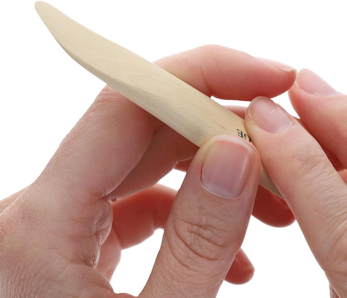 Art Advantage Wood Modelling Tool 8" – Wood Sculpting, Clay, Carving & Crafting Tool, Wooden Playdough Tools for Pottery, Polymer Clay, and DIY Projects