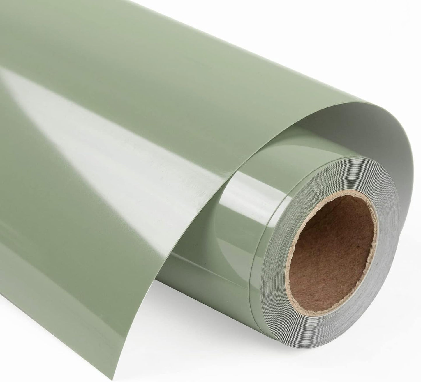 VINYL FROG Heat Transfer Vinyl Roll HTV Vinyl - 12" x12ft Khaki Green Iron on Vinyl for T-Shirts, Heat Press Vinyl for DIY Craft Designs (Khaki Green)
