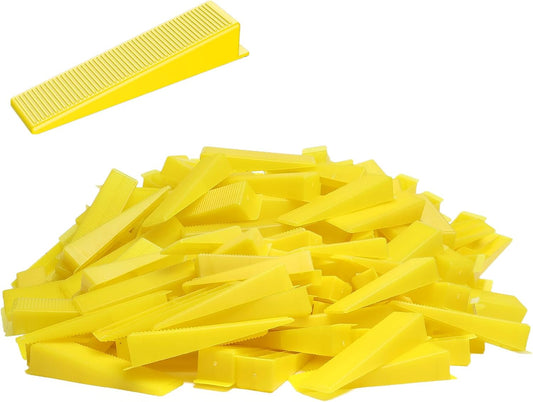 DGSL Tile Leveling System Tile Wedges, 400PCS Reusable Tile Leveling Wedges for 1/8", 1/16", 1/32" Tile Spacers, Tile Leveling Clips and Tile Leveler Installation