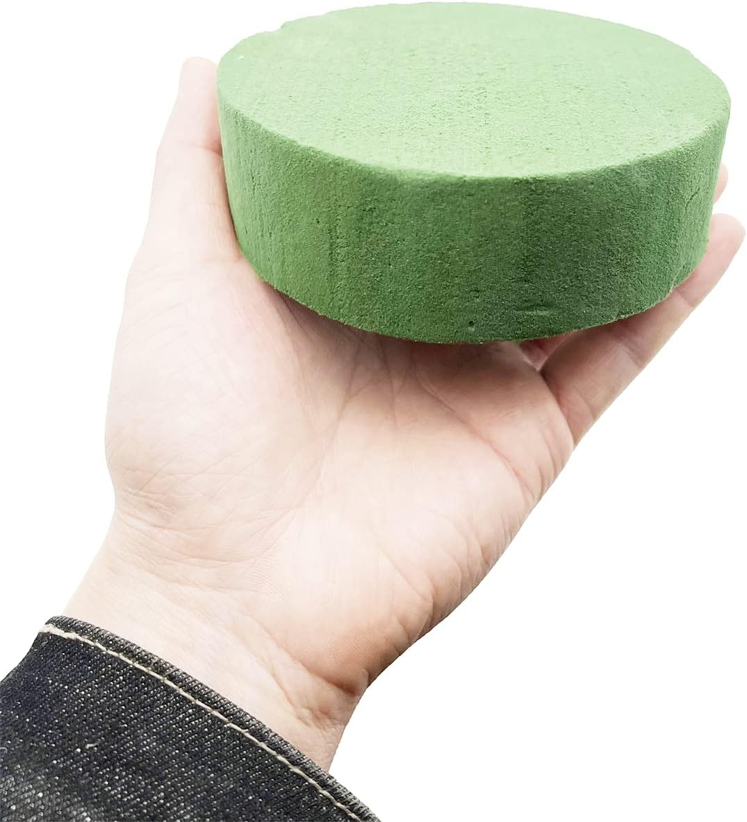 5 Pcs Floral Foam, MYYZMY 4.7 Inch Dry Wet Floral Foam Bricks Round for Artificial Flowers