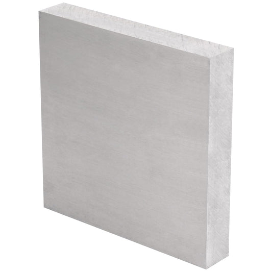 6061 T651 Aluminum Sheet Metal 6 x 6 x 1Inch (25.4MM) Flat Plain Thickened Aluminum Plate Covered with Protective Film, Heat Treatable Rectangle 1.0" Thick Aluminum Metal Plate for Industrial