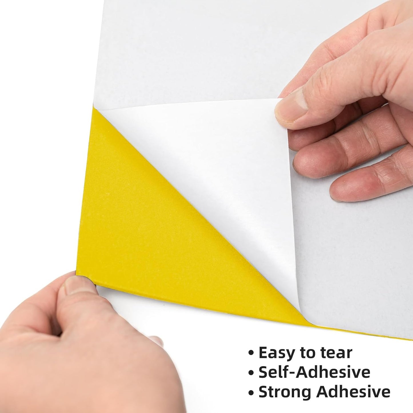 MEARCOOH Self Adhesive Foam Sheets, Yellow 9x12 Inch 2mm Sticky Eva Foam Paper for Crafts Cardmaking Photo Frames Classroom Scrapbooking Christmas Crafts (Yellow 10 Sheets)