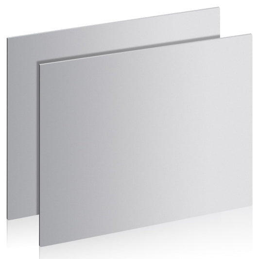 2 Pcs 16 Gauge Steel Sheets Metal Cold Rolled Steel Plate, 12" x 8" Weldable Metal Sheet for DIY Craft Projects, Industrial, Professional