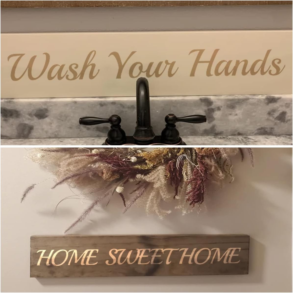 2.5 Inch Alphabet Letter Stencils for Painting - 70 Pack Letter and Number Stencil Templates with Signs for Painting on Wood, Reusable Cursive Letters Stencils for Chalkboard Wood Signs & Wall Art