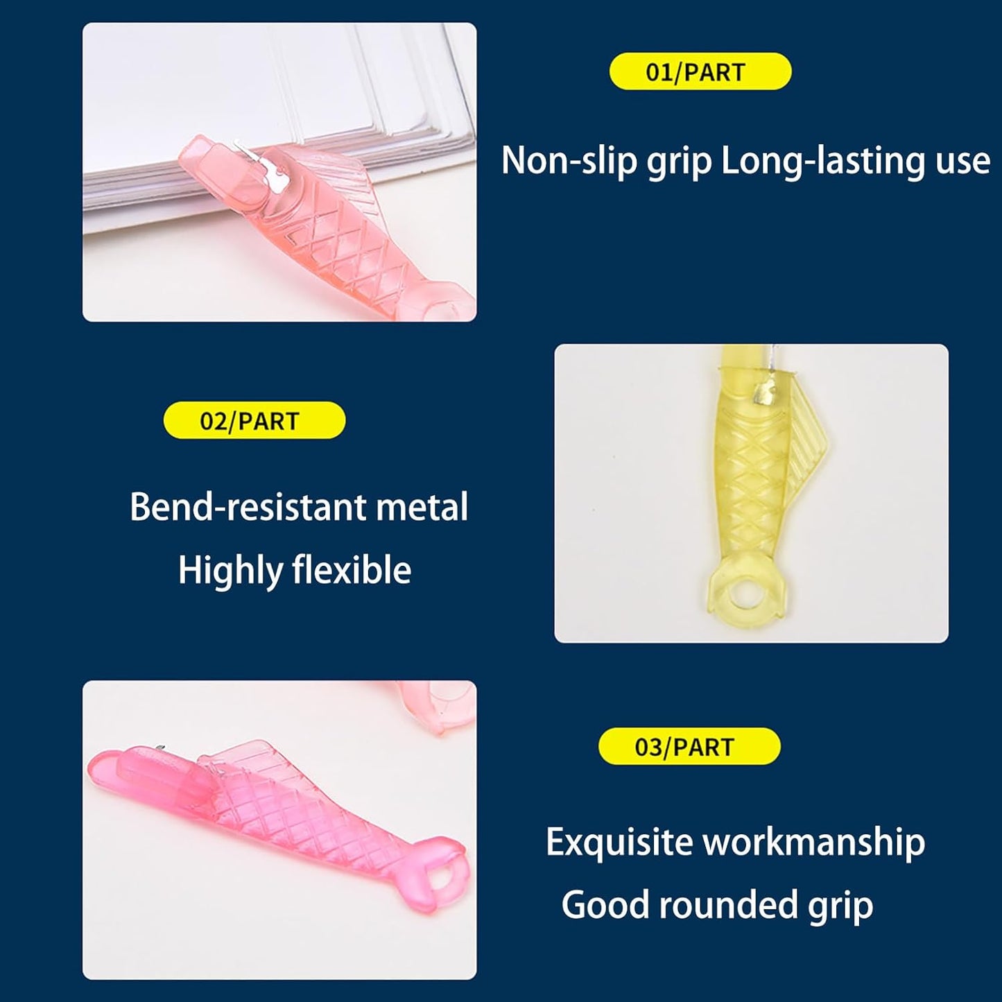 Fish Mouth Sewing Machine Needle Threader - 2025 New Automatic Tool, Quick & Easy Loop Threader for Enhanced Sewing Efficiency & Precision (30)