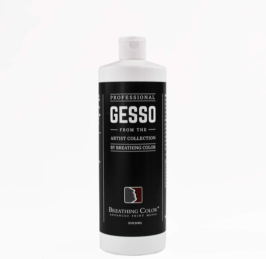 White Gesso Canvas Primer 32 oz Give Your Art The Ultimate Base Prime! Keep Paint from Absorbing! Whether Acrylics, Oils, Watercolors or Pastels, Make Every Painting Look its Absolute Best