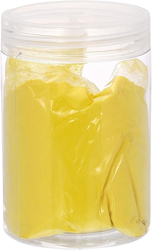 HARFINGTON Iron Oxide Powder Concrete Pigment 400 Mesh 3.5oz (100g) Iron Oxide Grout Pigment for Pastel Tile Paint Concrete Cement, Amber