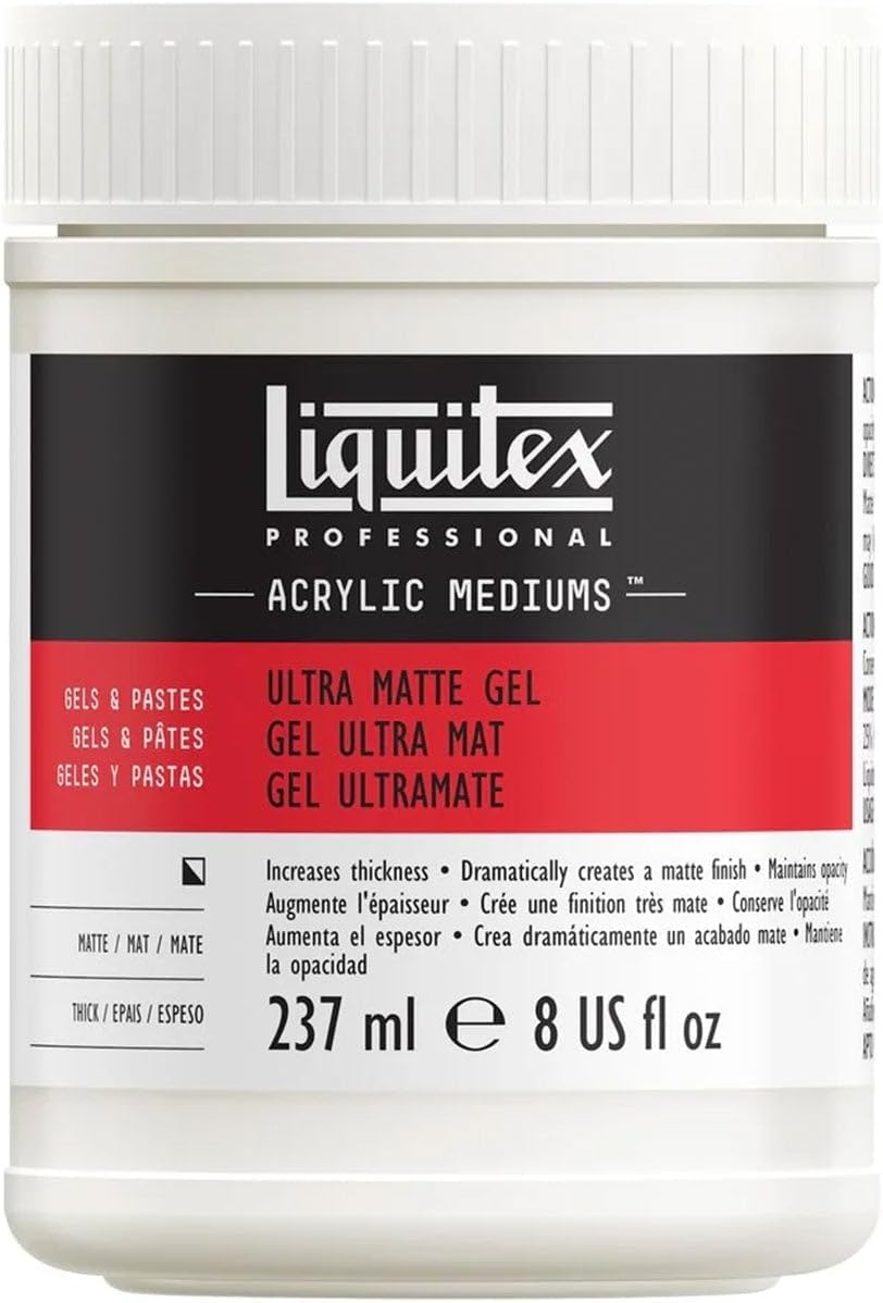 Liquitex Professional Ultra Matte Gel Medium, 237ml (8-oz)