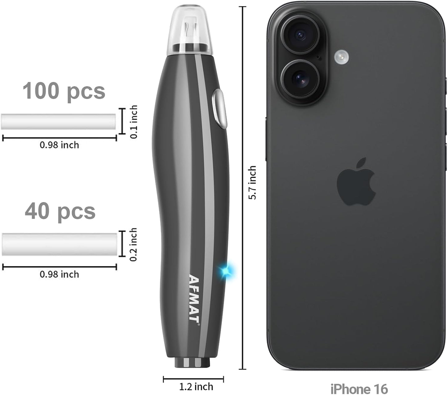 AFMAT Electric Eraser for Drawing,140 Erasers Refills, Rechargeable Electric Eraser for Artists, Rechargeable Battery Operated Pencil Erasers Kit for Drafting, Painting, Sketching, Architectural Plans