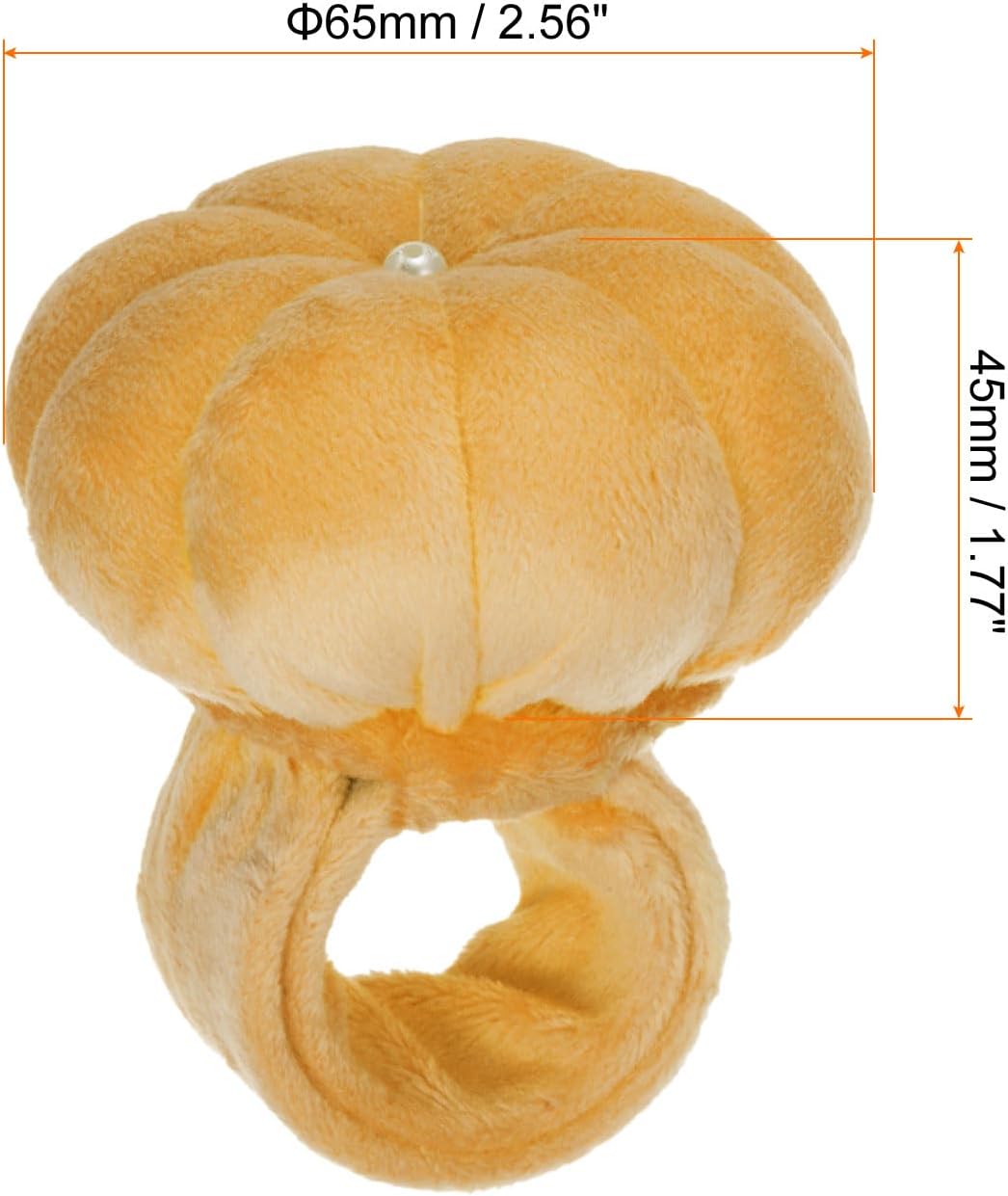 HARFINGTON Wrist Pin Cushions Band Sewing Needle Cushion Needle Holder Pincushions with Adjustable Strap Fit All Wrist Sizes for Sewing Quilting Needlework Crafts, Brown