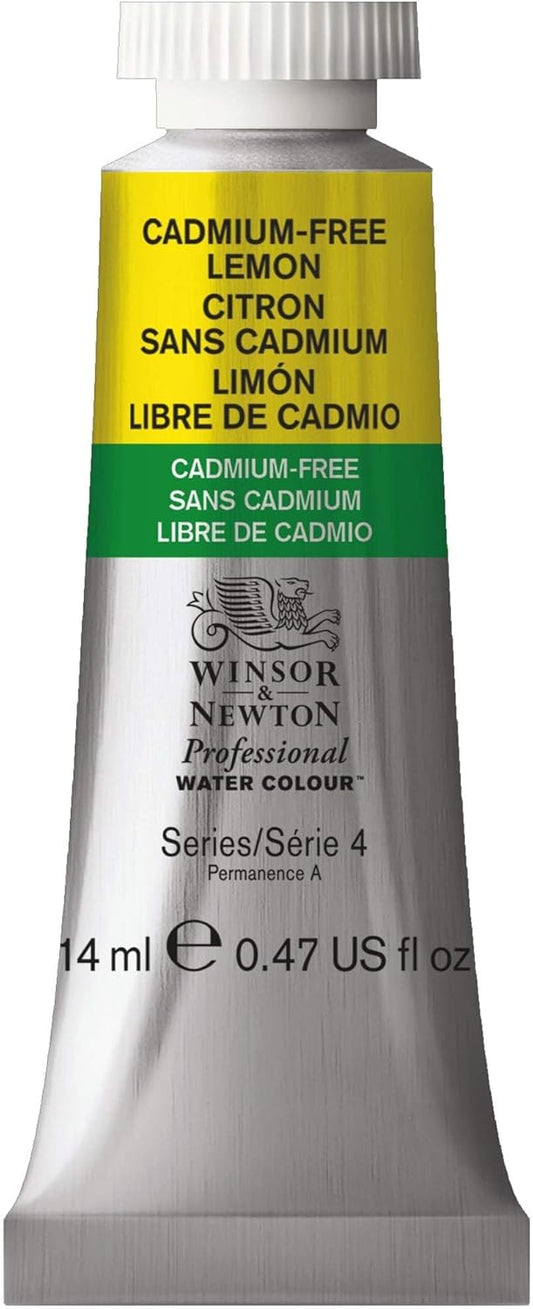 Winsor & Newton Professional Water Colour Paint, 0.47-oz Tube, Cadmium-Free Lemon