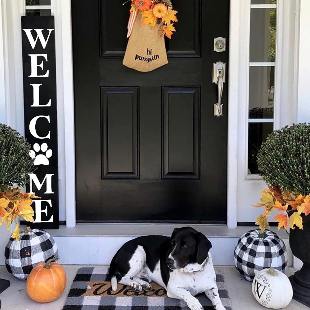 Wooden Letter Stencils - 6 Inch Alphabet & Number Stencils for Painting on Wood, Wall, Door, Porch