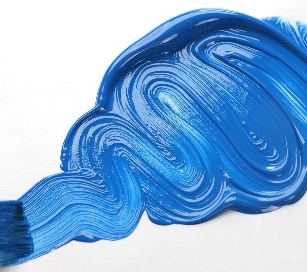 OPEN Slow-Drying Acrylics by GOLDEN, Cerulean Blue Chromium, 5 fl oz. tube, Professional Acrylic Paint, Semi-Transparent