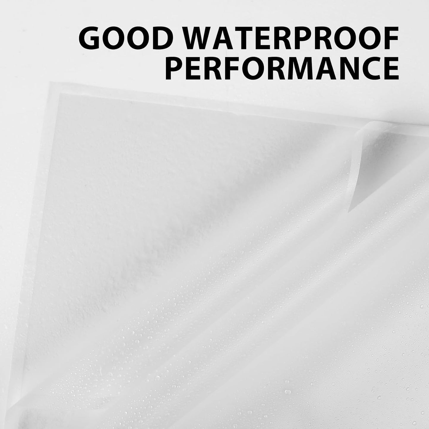 FUHITIM 20 Sheets Flower Wrapping Paper - Waterproof Floral Bouquet Packaging Paper for DIY Crafts，Florist Supplies Packaging Paper for Wedding Birthday Gift (Translucent White)