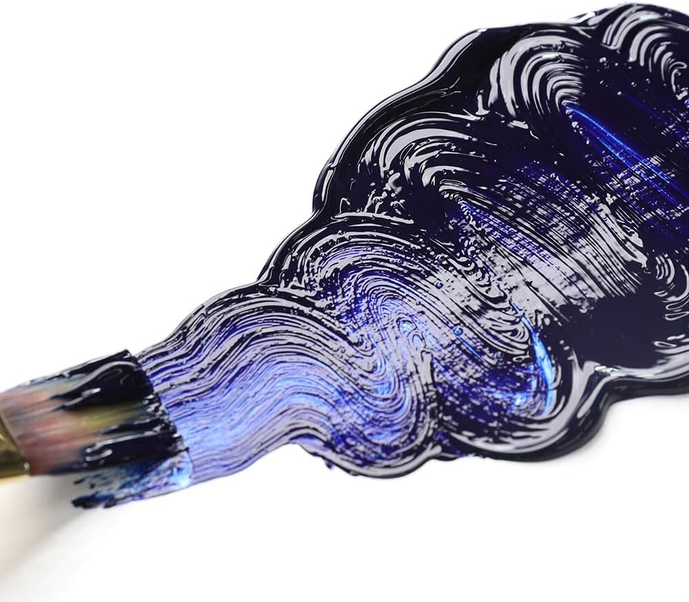 OPEN Slow-Drying Acrylics by GOLDEN, Anthraquinone Blue, 5 fl oz. tube, Professional Acrylic Paint, Semi-Transparent