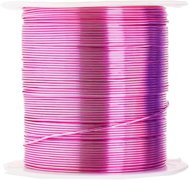 Mandala Crafts 14 Gauge Anodized Aluminum Craft Wire for Jewelry Making - 240 FT Colored Flexible Pastel Wire - Bendable for Bonsai Armature Crafting Sculpting